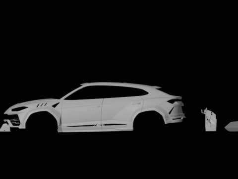 Suv sports car 3D Print Model