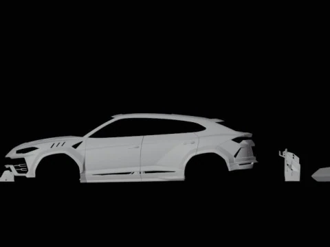 Suv sports car 3D Print Model