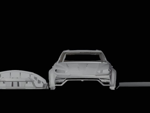 Suv sports car 3D Print Model