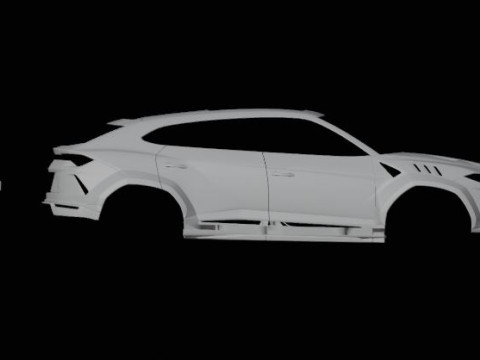 Suv sports car 3D Print Model