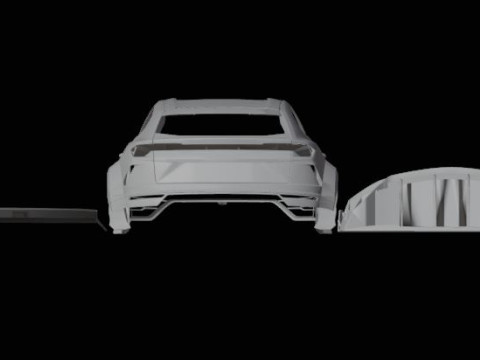 Suv sports car 3D Print Model