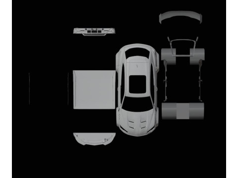 Suv sports car 3D Print Model