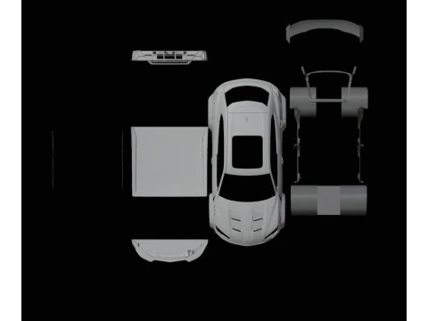 Suv sports car 3D Print Model