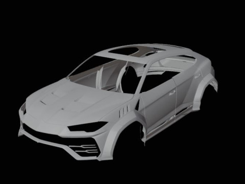 Suv sports car 3D Print Model