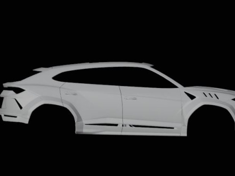 Suv sports car 3D Print Model