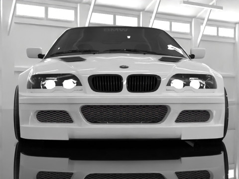 Drift cars 3D Model