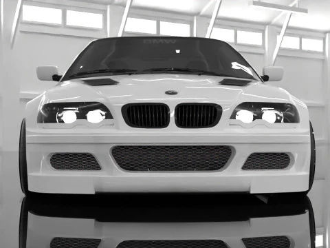 Drift cars 3D Model