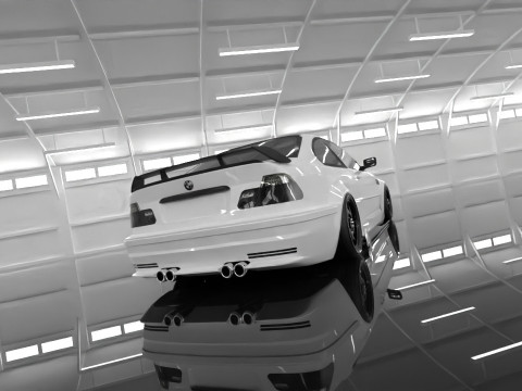 Drift cars 3D Model