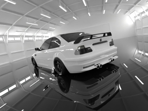 Drift cars 3D Model
