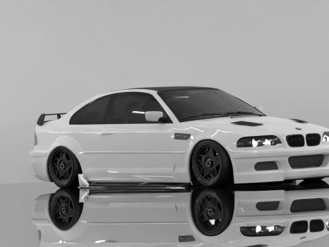 Drift cars 3D Model