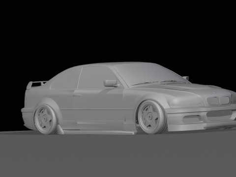 Drift cars 3D Model