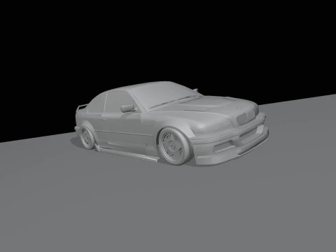 Drift cars 3D Model