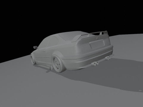 Drift cars 3D Model