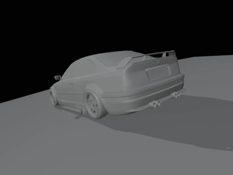 Drift cars 3D Model