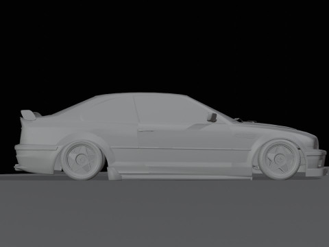 Drift cars 3D Model