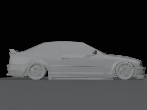 Drift cars 3D Model