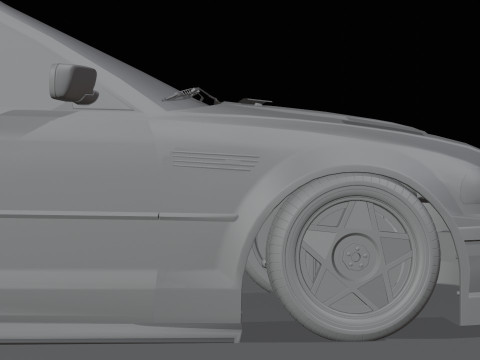 Drift cars 3D Model