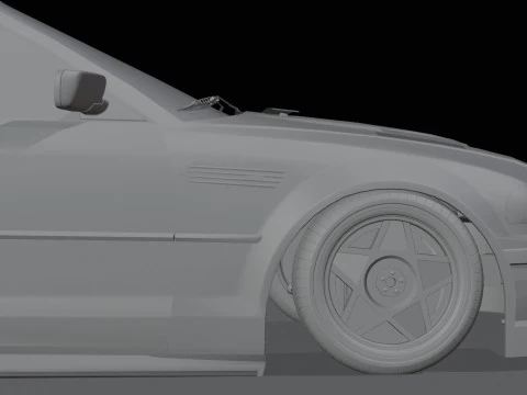 Drift cars 3D Model