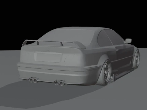 Drift cars 3D Model