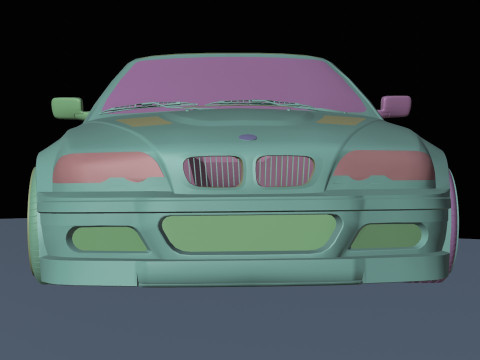 Drift cars 3D Model