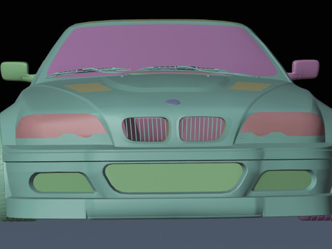 Drift cars 3D Model