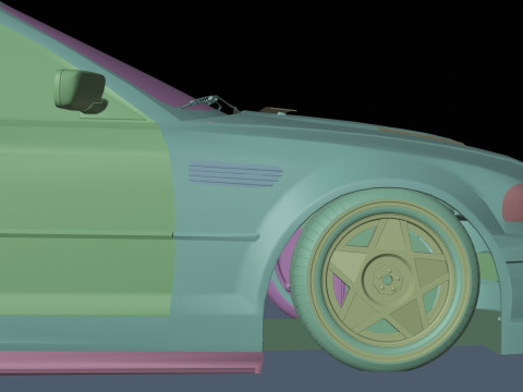 Drift cars 3D Model