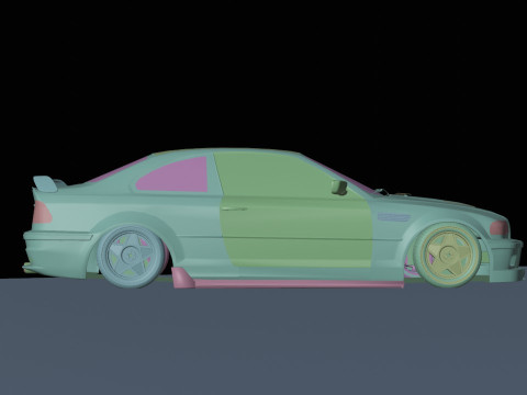 Drift cars 3D Model