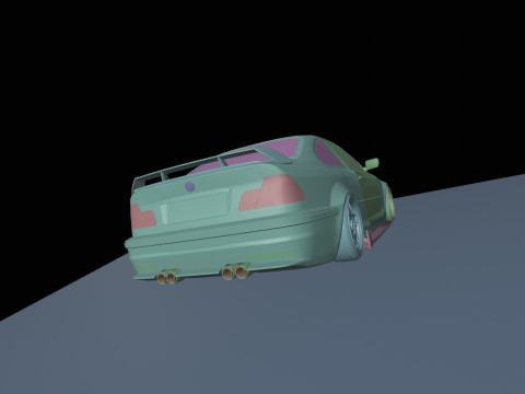 Drift cars 3D Model