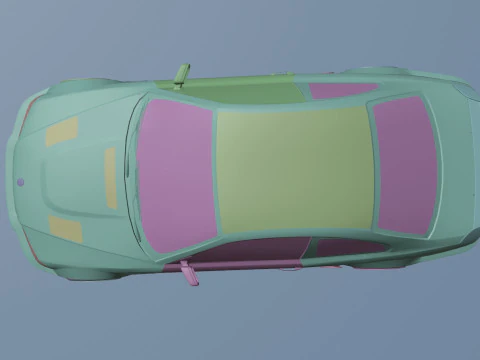 Drift cars 3D Model