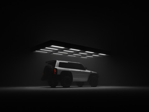 Safari suv offroad 3D Model