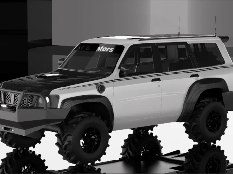 Safari suv offroad 3D Model