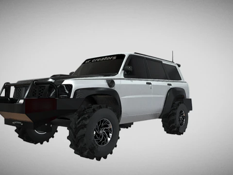 Safari suv offroad 3D Model