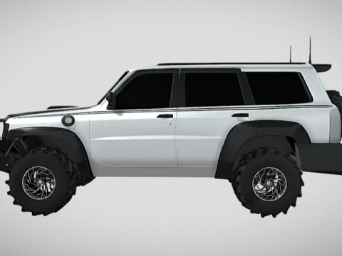 Safari suv offroad 3D Model