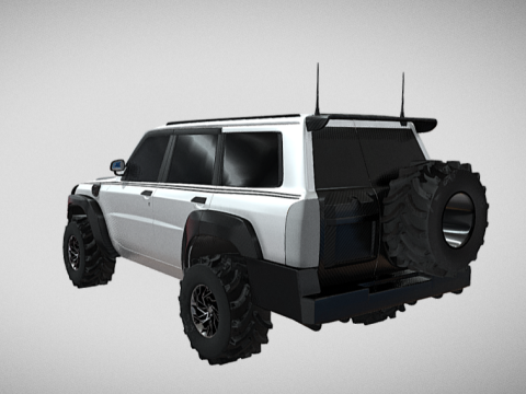 Safari suv offroad Modelo 3D