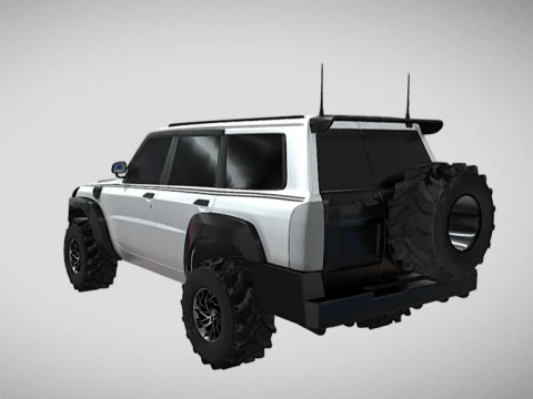 Safari suv offroad 3D Model