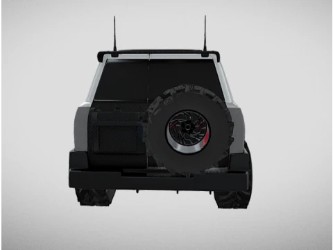 Safari suv offroad 3D Model
