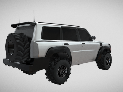 Safari suv offroad Modelo 3D