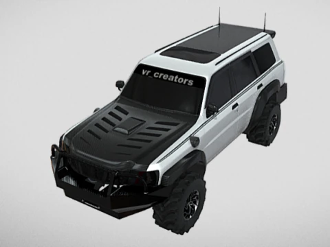 Safari suv offroad 3D Model