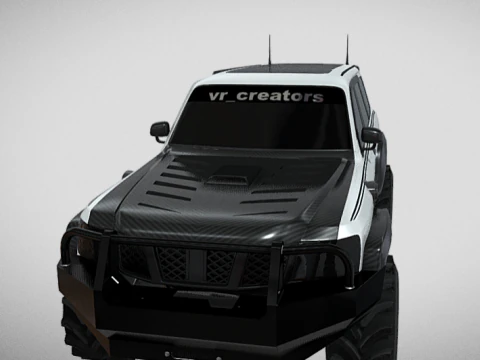 Safari suv offroad 3D Model