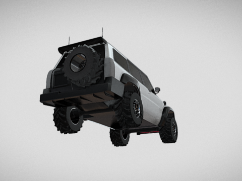 Safari suv offroad Modelo 3D