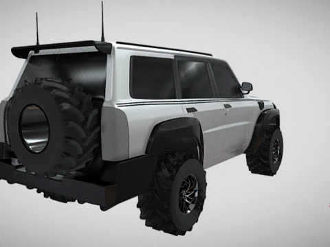 Safari suv offroad 3D Model