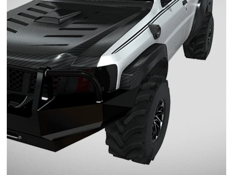 Safari suv offroad 3D Model