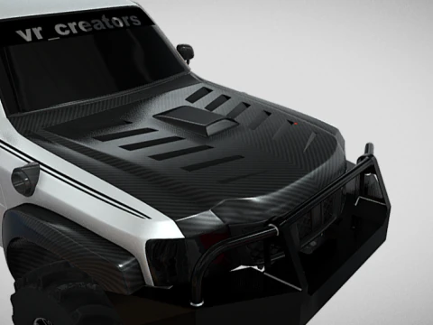 Safari suv offroad 3D Model