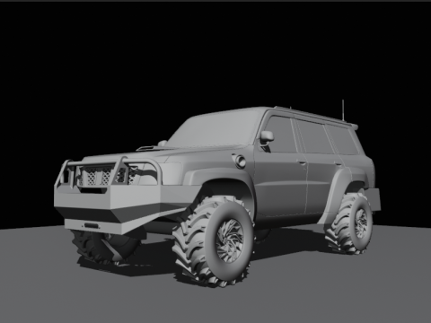 Safari suv offroad Modelo 3D