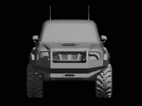 Safari suv offroad 3D Model
