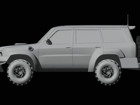 Safari suv offroad Modelo 3D