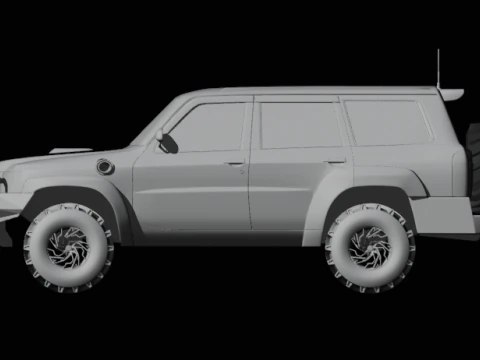 Safari suv offroad 3D Model
