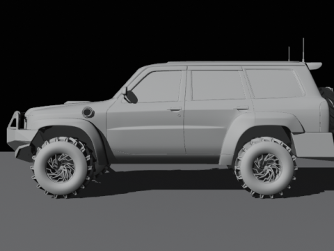 Safari suv offroad Modelo 3D