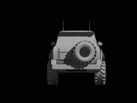 Safari suv offroad Modelo 3D
