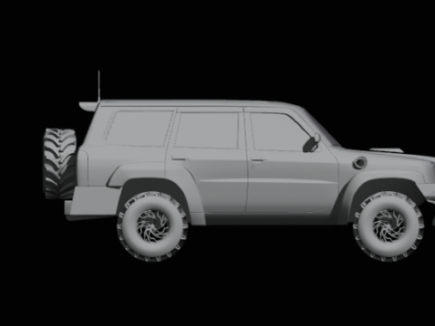 Safari suv offroad Modelo 3D